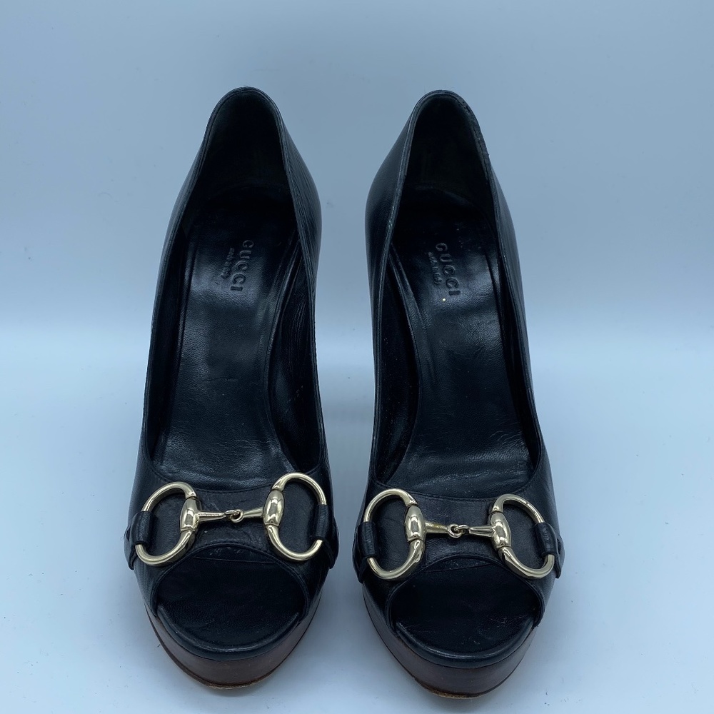 AUTHENTIC GUCCI OPEN TOE PUMP